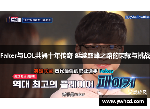 Faker与LOL共舞十年传奇 延续巅峰之路的荣耀与挑战
